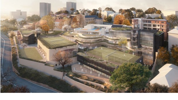 An artist's impression of the proposed development at Loreto Kirribilli.