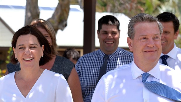 Deputy Opposition Leader Deb Frecklington will contest the LNP leadership, after Opposition Leader Tim Nicholls announced he would not fight for the position at Tuesday's partyroom meeting.