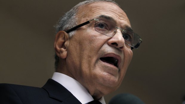 Former Egyptian presidential candidate Ahmed Shafiq pictured in 2012.