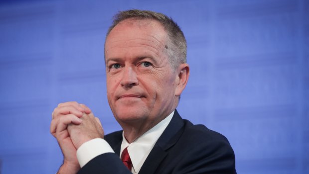 Bill Shorten at the National Press Club on Tuesday.