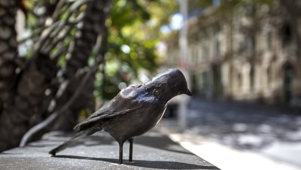 Emin has made more than 60 bronze birds sculptures and dotted them down Bridge and Grosvenor streets