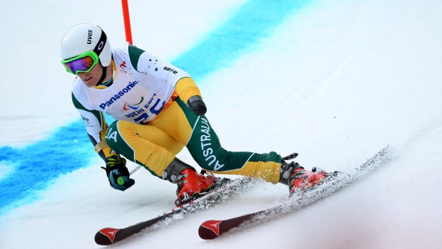Mitch Gourley in action at the Sochi Games.