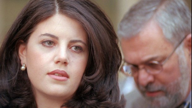 Former White House intern Monica Lewinsky in 1998. 