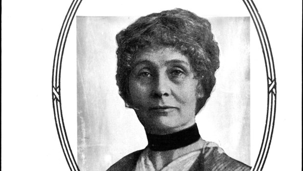 Emmeline Pankhurst.