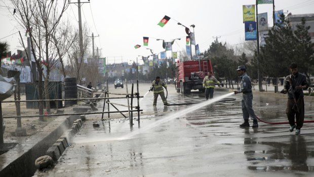 Islamic State claimed the attack but a government official blamed a Taliban affiliate.