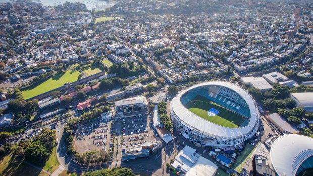 The NSW government has proposed rebuilding Allianz Stadium (pictured) and ANZ Stadium. 
