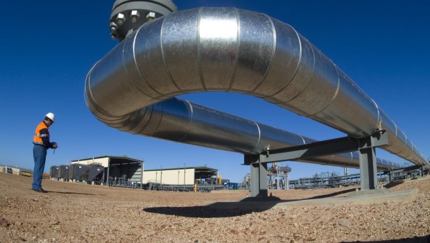 Senex is the preferred tenderer for new gas pipelines in Queensland, like the one shown in this file image.
