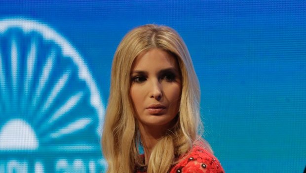 U.S. presidential adviser Ivanka Trump, during a panel discussion at the Global Entrepreneurship Summit in Hyderabad, India.