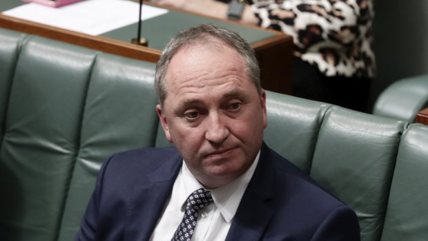 Were Barnaby Joyce to resign as Deputy Prime Minister and move to the backbench his pay would be halved.