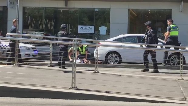 The man was arrested near the MCG.