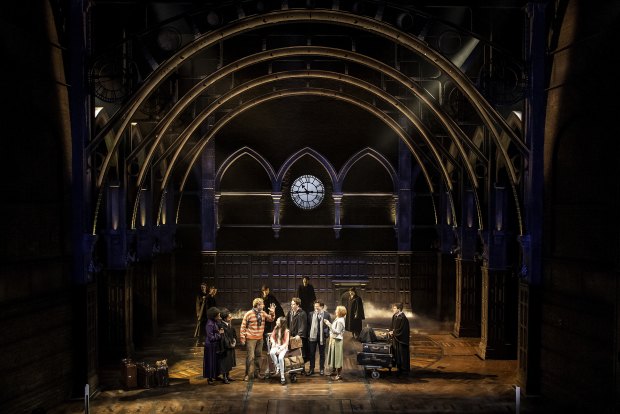 The original Harry Potter and the Cursed Child cast on stage at London’s Palace Theatre. The play won an unprecedented nine Olivier awards in the UK.