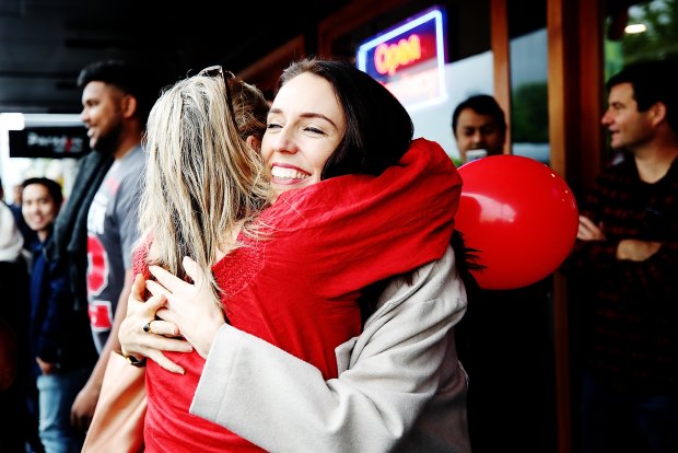 New Zealand Prime Minister Jacinda Ardern meeting locals at a street festival in Auckland last October.