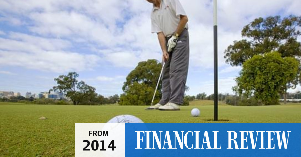 australian golf courses hit a rough patch
