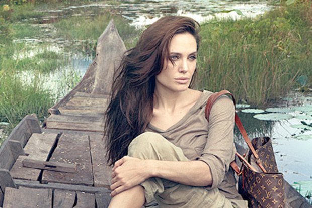 Angelina Jolie: barefoot and pregnant with meaning