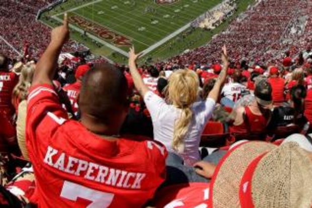 49ers fans mostly dig Levi's Stadium opener, including celebrity acts, but  not post-game traffic – The Mercury News