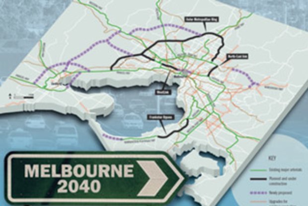 Melbourne Highways And Freeways Map Plan For Hundreds Of Kilometres Of New Freeways