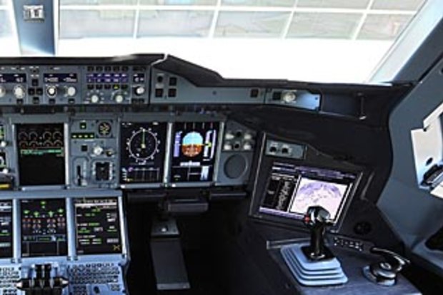 View from the cockpit