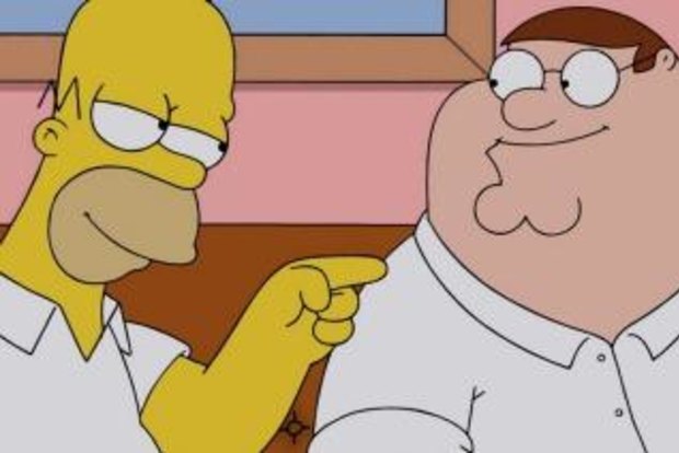 Simpsons/Family Guy crossover under fire for rape joke - CBS News