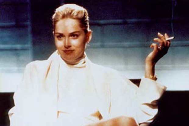 Sharon Stone Basic Instinct Leg Crossing Gif