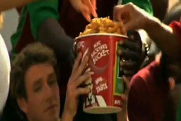 KFC ad a storm in a fried chicken bucket
