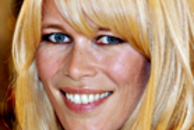 Claudia Schiffer's naked cover