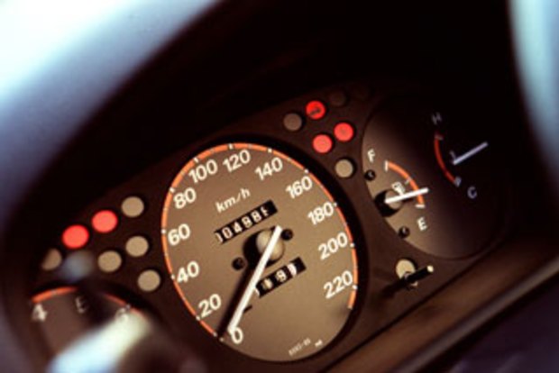 odometer in a sentence