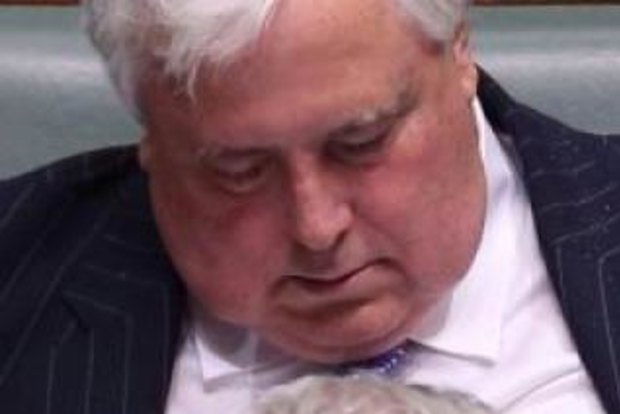 Clive Palmer blames Tony Abbott for falling asleep in ...