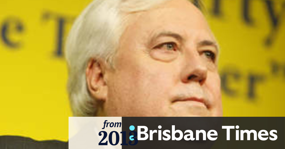 Clive Palmer 'quietly confident' of Fairfax victory