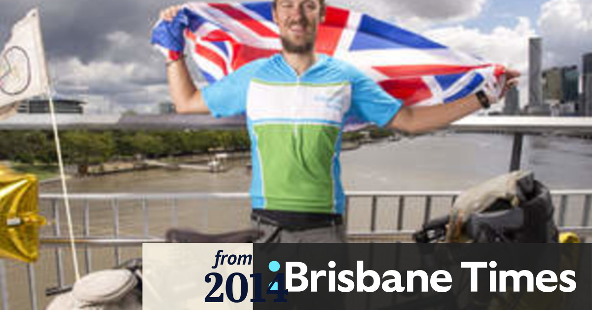 Englishman Ed Cox cycles from Bristol to Brisbane