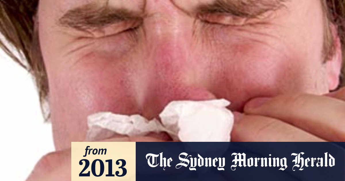 Man flu funny picture