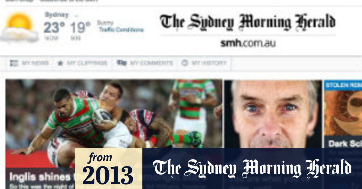 Introducing The New Smh Com Au Home Page