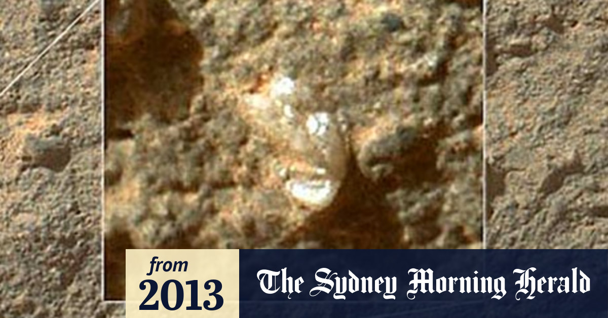 Martian 'flower' uncovered by Mars rover