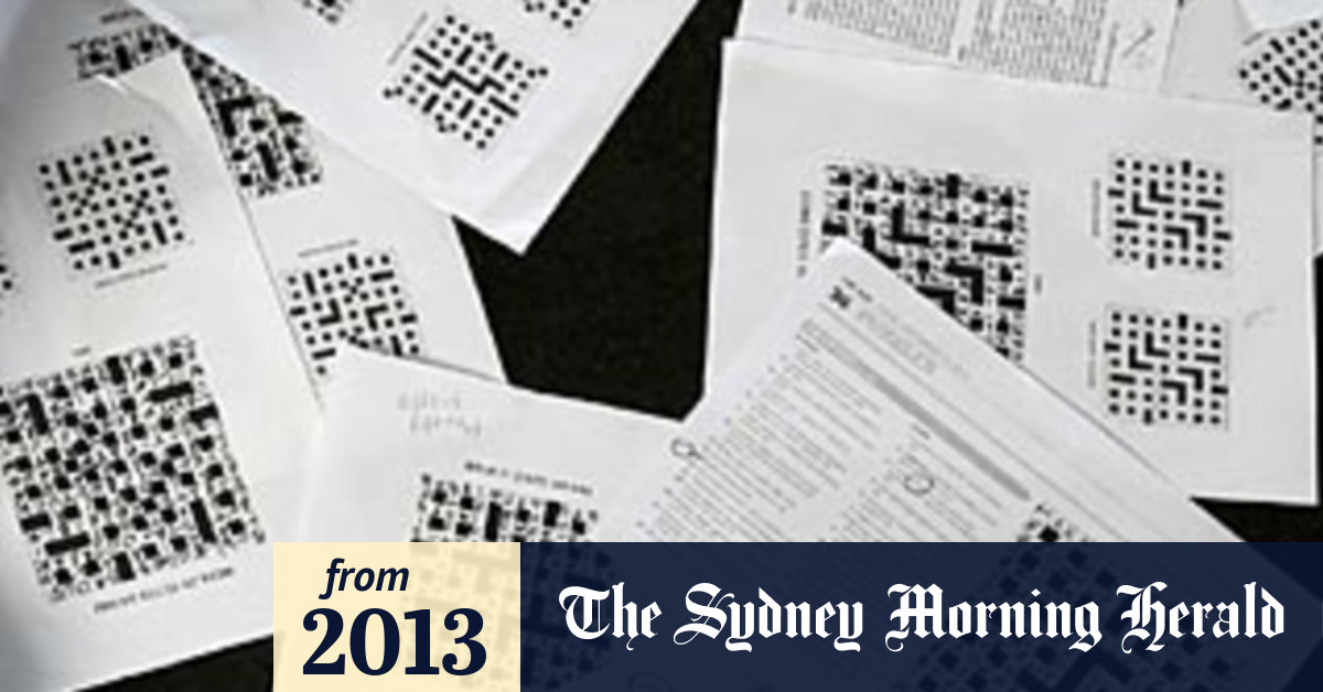 The first crossword puzzle, 100 years later