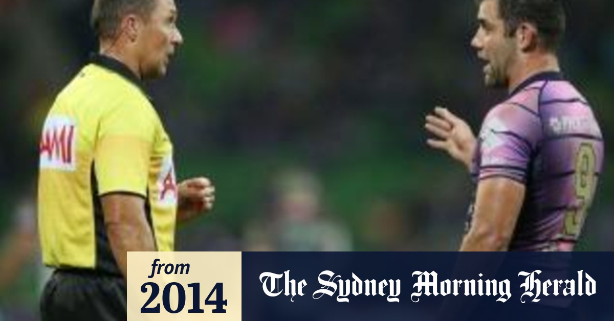 Storm Skipper Cameron Smith Calls For Return Of One Match Referee