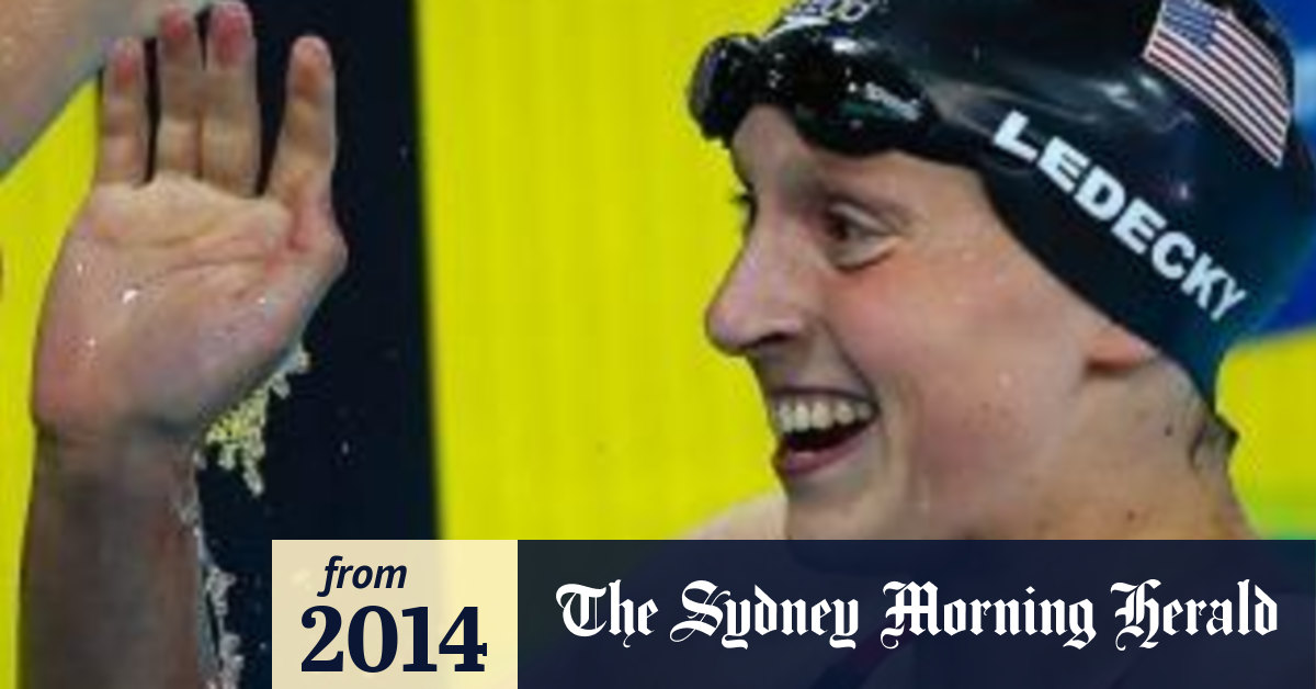 World at Katie Ledecky's feet as new US superstar emerges