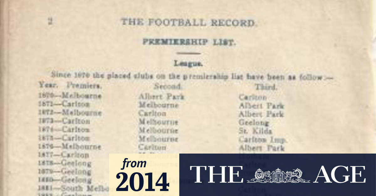 History Of The Afl Could Be Turned On Its Head