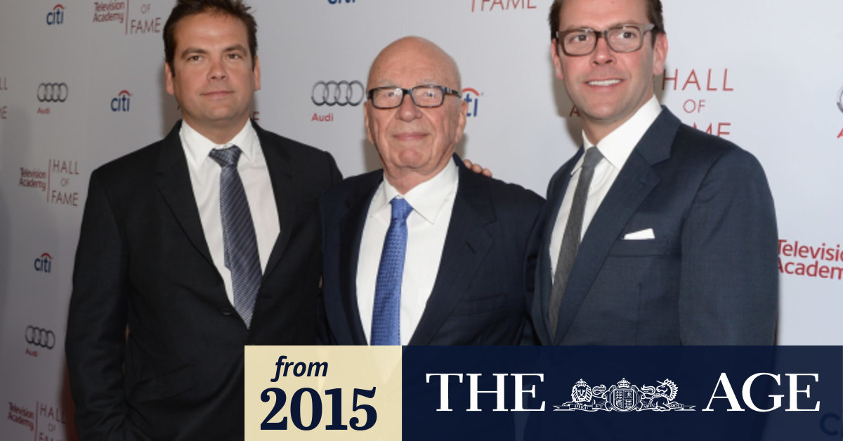 Rupert Murdoch confirms sons will rise in 21st Century Fox