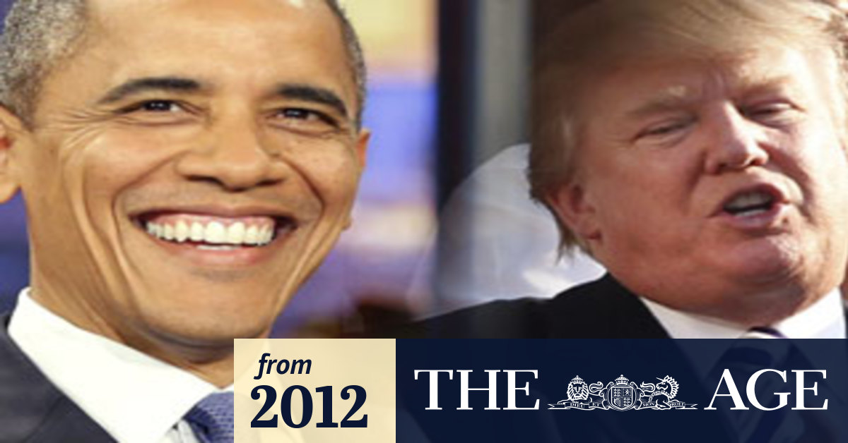 'We grew up together in Kenya' Obama jokes about Trump on TV