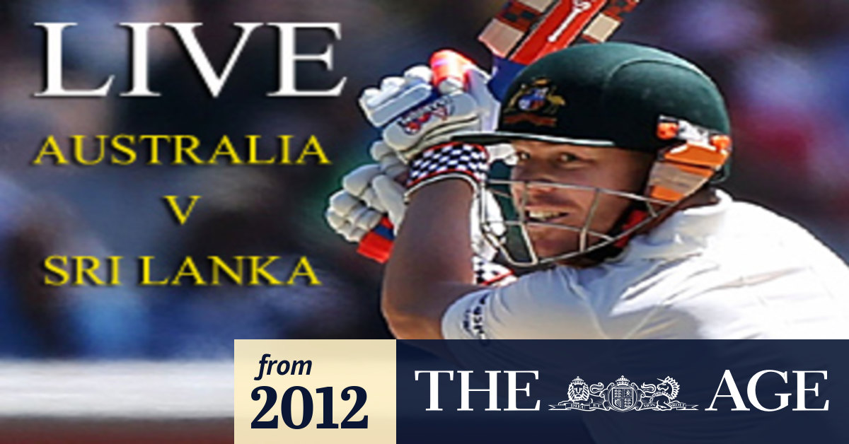 Live cricket commentary Australia v Sri Lanka day one, Melbourne