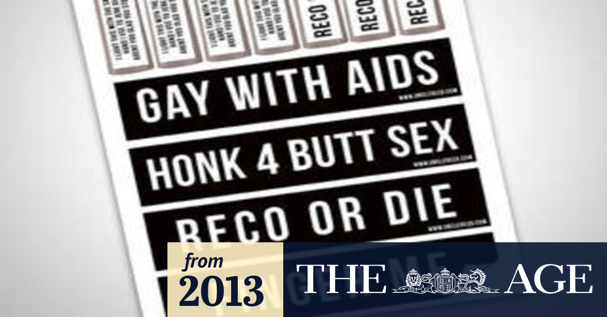 Outrage On Aids Stickers