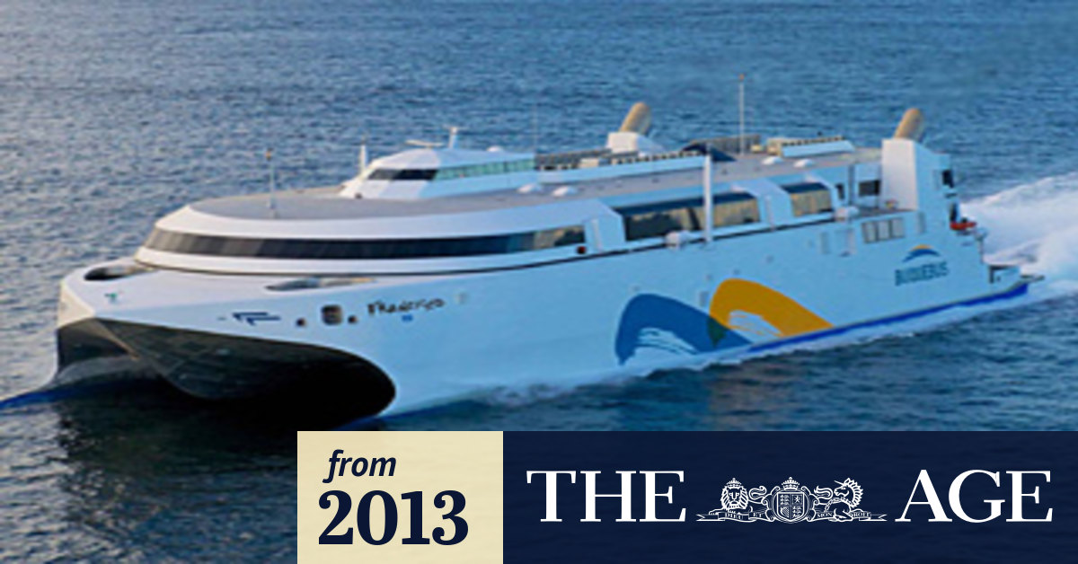 World's 'fastest' passenger vessel built in Hobart