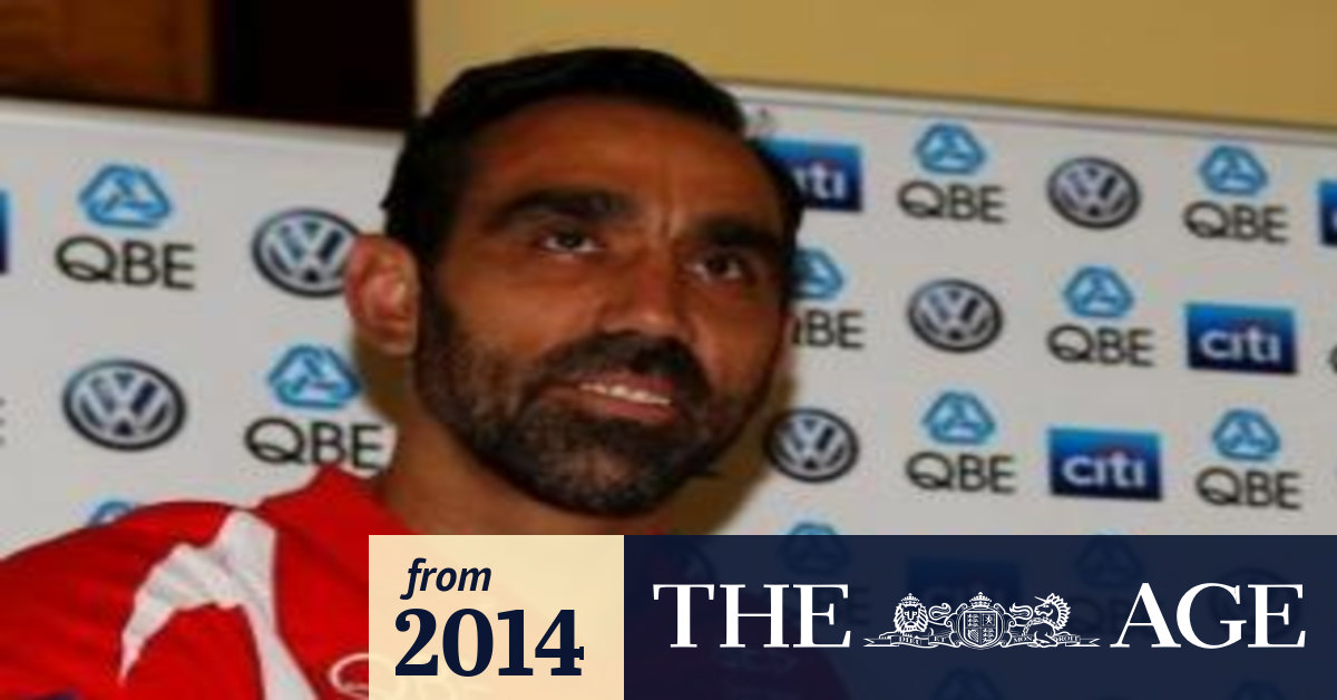Adam Goodes Stays Strong On Anti Racism Message 5817
