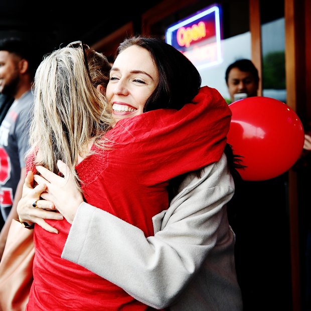 New Zealand Prime Minister Jacinda Ardern meeting locals at a street festival in Auckland last October.