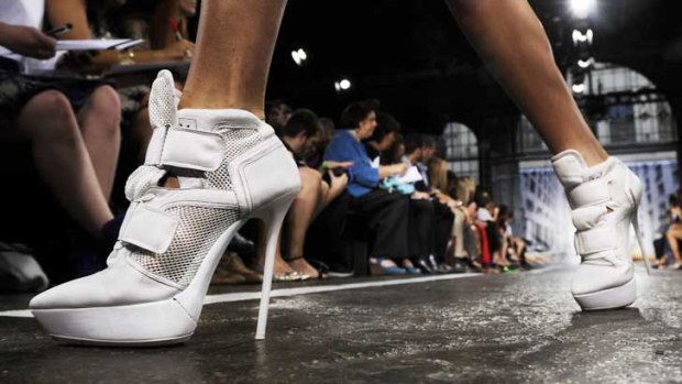 Stiletto trainers take sports chic to new heights