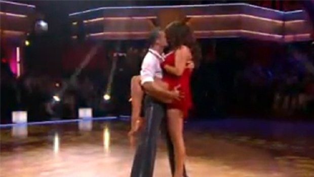 Nervous Bristol bombs on Dancing With The Stars