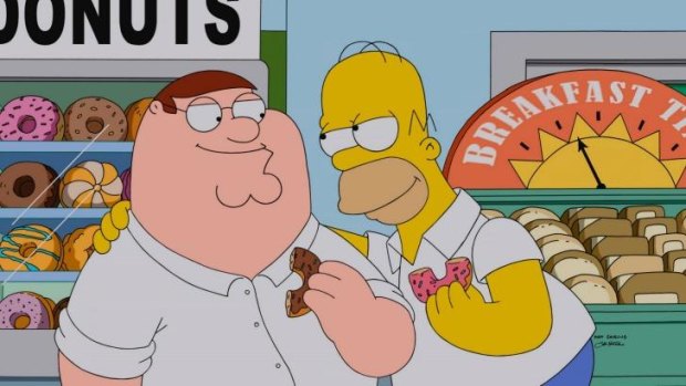 The simpsons family guy crossover full episode shop