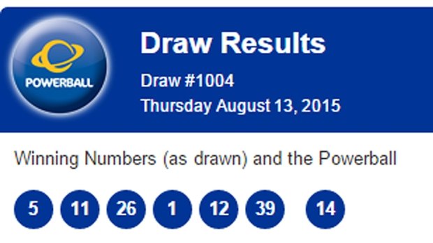 Powerball lotto results deals victoria