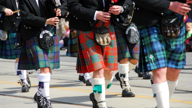 Orange and 2024 blue kilt