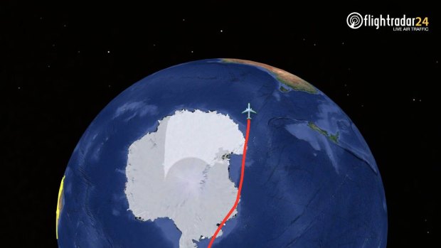 Longest commercial flight in Qantas history flies over Antarctica