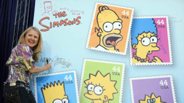 Simpsons get stamp of approval